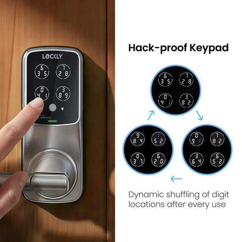 Badass Wifi Smart Lock Featuring 3D Biometric Fingerprint Sensor And Pin Pad Keypad For Nailed Keyless Entry And Mobile App Control That Just Hits Different