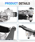 Golf Cart Steering Gear Box Assembly And Steering Rack Replacement Fits TXT Medalist 1994.6 Through 2001 And ST350 Workhorse 1996 And Up Gas Or Electric Models Replaces 70314G01 70314G02 70723G02 product details