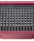 Pin Gage Set 0.011 To 0.060 Inch Minus Tolerance 0.0002 Inches, 50 Gages In Plastic Case, Each Gage Marked