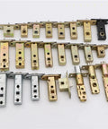 Heavy Duty Stainless Steel Single Deadbolt Lock Cylinder Straight Shooter Swap For Bathroom Doors showing various lock components