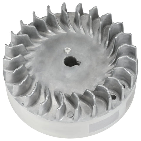 Beefed Up Aluminum Flywheel For Non Hemi Predator 212cc 224cc 196cc 200cc 208cc GX160 GX200 Clone Engines, top view of aluminum flywheel