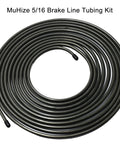 5/16 Inch Brake Line Tubing Kit, 25 Ft PVF Coated Steel Tube Roll, coiled view, flexible anti rust and corrosion resistant