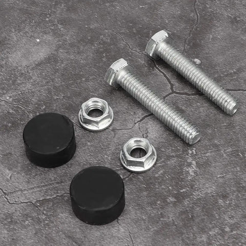 Heavy Duty Hood Adjustment Bumpers Stopper For Your Chevy Nova Or Classic Muscle Car Engine Bay Kit Made With Durable Aluminum Alloy And Rubber To Fix Sagging Prevent Rattling And Keep Gaps Perfect For Daily Cruising Or Show Time Use bolts, nuts, and rubber pads