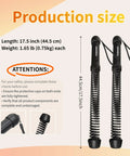 Cordless Battle Rope For Home Gym Grab And Go Training showing size and weight, portable rope fitness equipment for HIIT.