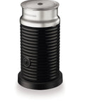 Aeroccino3 Milk Frother For Hot Foam Hot Milk And Cold Froth Black Renewed Edition shown from a front angle