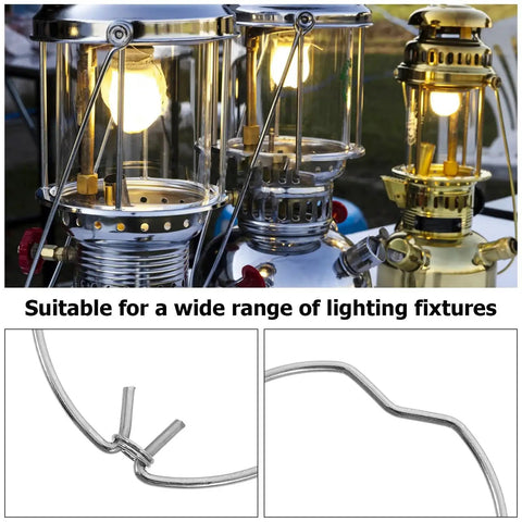 Bingche 40 Pcs Flush Mount Conversion Kit Clips for Drum Lampshade Silver Drill Organizer for securing lamp fixtures.