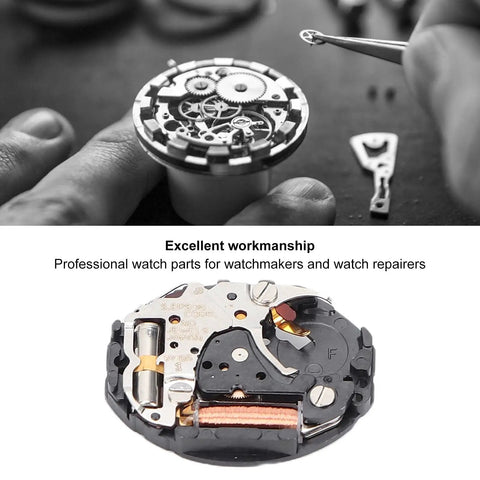 VX01 Automatic Watch Movement Plug And Play For Mechanical Wristwatches, High Precision Plastic Gear Kit with Tweezers