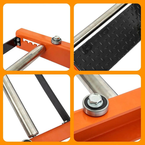 Heavy Duty Cable Roller Stand Unwinder and Single Reel Dispenser for Reels Up To 28 Inches Wide Built To Last With Rustproof Steel Frame