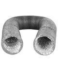 4 Inch Flexible Duct Hose, 12 Feet Long With 2 Clamps, Four Layer Aluminum Dryer Vent Tube curved view