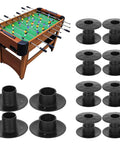 Tabletop Foosball Bearing Rods And Bushings Set, 10 Pairs Black Plastic Shafts Covers For Foosball Tables, replacement parts