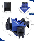 90 Degree Corner Clamps For Woodworking, Set Of 4 Adjustable Spring Loaded One Hand Clamps For Framing, Cabinets, And Projects, Durable ABS Construction For Tight Corners And Joints