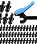 Drip Irrigation Hole Punch Tool Set With Fifty Goof Plugs And One Punch Tool For DIYers In Backyard Garden Lawn Hose Tubing