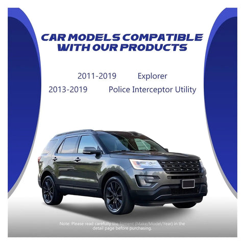 2011-2019 Explorer compatible with 2Pcs Front Lower Control Arm Bushings Suspension Kit for smoother handling and quieter performance.