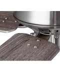 Close-up of Drift Collection 32 Inch Four Blade Ceiling Fan With Quiet Motor Modern Low Profile Design showing wood texture blades.