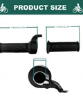 Full Twist Throttle For 12V-72V Ebikes And Scooters 3 Pin SM Connector 71 Inch Wire Right Hand Grip Dimensions
