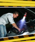 6 Piece Emergency Roadside Flares Kit With LED Safety Strobe Lights Bright Red Beacon Magnetic Base Detachable Stand Bulk Pack