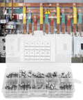 Heavy Duty 5X20Mm Fast Blow Fuse Assortment Kit 100 Piece Set Featuring Tons Of Amp Ratings in storage case.