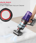 Dust Bin Sealing Ring Replacement For V12 SV18 SV20 Detect Slim Digital Slim Vacuum Cleaners next to vacuum in use