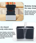 Automatic Electric Portafilter Cleaner For Coffee Grounds handles espresso pucks with modular design for easy cleaning.