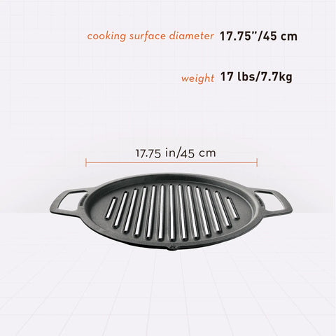 Large Cast Iron Grill Top For Bonfire And Yukon Fire Pit Outdoor Cooking Surface Seventeen And Three Quarters Inch 17 Lbs