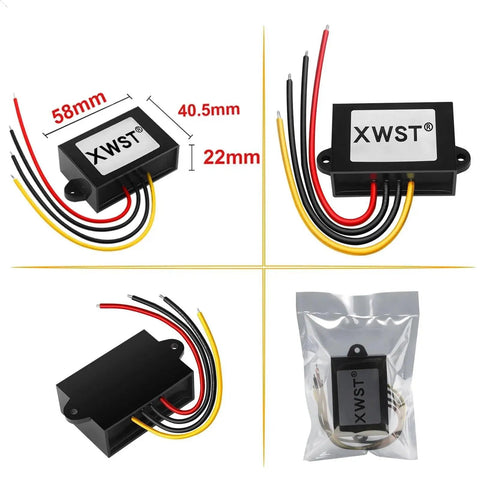 Swap Out Your 24V To 85V Input For A Rock Solid 12V Without Breaking A Sweat This Heavy Duty Dc Dc Converter features compact design and wires.