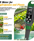 Level Up Your Garden Routine With This Ultimate Hydroponic Nutrient Solution Pen. pH meter showing readings for hydroponics.