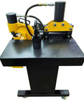 Beilockery Electric Hydraulic Busbar Processor Machine, 4 In 1 tool for copper aluminum with sturdy metal frame and hydraulic components.