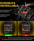 Hella Durable 80 Amp Circuit Breaker Switch For DC 12V To 48V shows reset button and ON/OFF indicators for marine use.