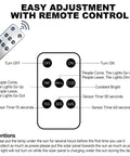 Remote control features for Magnetic Solar RV Light With Motion Sensor, 118 LED Ultra Bright Exterior RV Outdoor Lamp