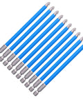 Rock Solid 10 Piece S2 Steel Impact Head Bit Kit For Hardcore Home Decor And Heavy Screw Work That Never Ruts Or Blows Out, blue hex bits