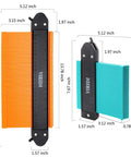 Contour Gauge With Lock And Double Lock 5 Inch And 10 Inch Profile Gauge Pro Grade for precise measurements and cutting