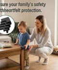 Built Different Rubber Bed Frame Corner Guards Set Of Four For Baby Proofing Nursery Edge Bumpers Soft Closed Cell Foam furniture protectors on table.