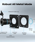 Waterproof Pass Through RJ45 Wall Socket For Starlink Gen3, CAT6 Ethernet Female To Female Aluminum Bulkhead Panel Connector IP68