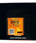 Box of 2 Pack 6206-2RSC3 Double Rubber Seal Ball Bearings with barcode and QR code