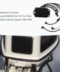 Plug And Play CDI Power Pack Replacement For Johnson Evinrude Outboards With Trim Or Without, Fits 20 Inch And 25 Inch Models