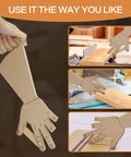 Ergonomic Hand Shape Table Saw Push Stick With Missing Finger Design for safer woodworking on table saw and miter saw