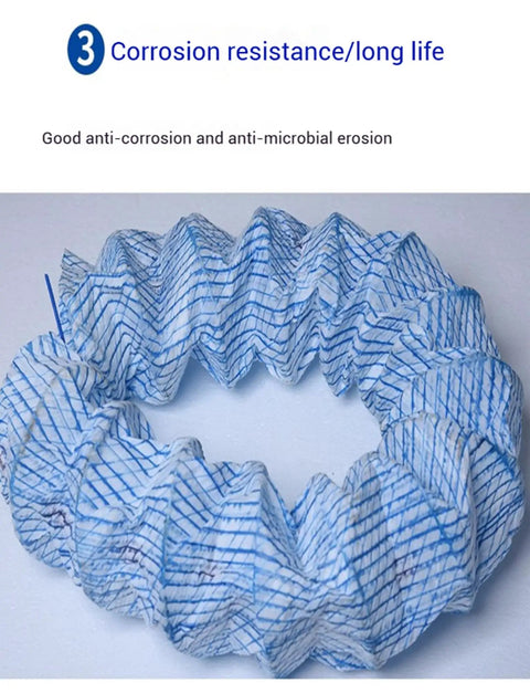 Flexible 4 Inch French Drain Pipe With 66 Ft Nonwoven Fabric Perforated Landscape Drainage System with corrosion resistance focus