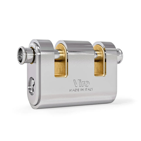 Panzer 2 Independent Locking Rod Padlock With Dual Bars Built Beefy For Real Security Heavy Duty Lock 86 Mm Body 12 Mm Rod Diameter