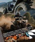 ATV using Six Pin To OBD2 CAN Diagnostic Tool Cable Adapter For BRP Can Am Motorcycles ATVs UTVs And Bikes with scanner.