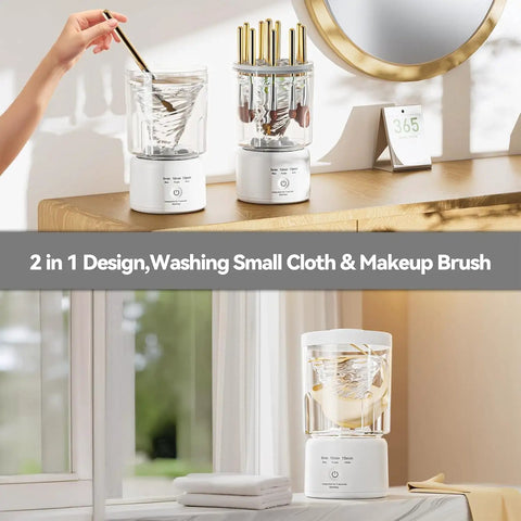 No Sweat Rechargeable Mini Washing Machine For Underwear And Makeup Brushes Super Portable Laundry Savior Quick Rinse, compact and versatile design.