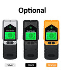 Stud Finder Wall Scanner 6 In Stud Detector With Lcd Display Alarm Magnet For Wood Metal Ac Wire Detection In Wall Installation (Orange) in silver, black, and orange colors.