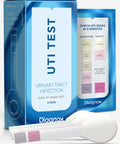 At-Home UTI Test Strips For Quick, Everyday Checks Of Urinary Health, 6 Count, Easy Dip Test Kit For Early Detection And Ongoing Monitoring And Real-Time Feedback, boxed strips and color chart