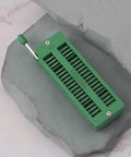 Four Pack 40 Pin 2.54mm ZIF IC Socket For Microcontrollers, Handy Test Jig For Breadboards And Circuit Boards, Locking IC Adapter
