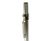 Slick Retractable Awl And Air Release Needle No Fuss Carbon Steel Scribe For Vinyl Weeding Cricut Crafting close-up view of the tool.
