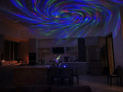 Galaxy Projector Star Lights With Bluetooth Speaker And Remote Barred Spiral Milky Way Night Sky Projector for living room