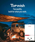 Rugged Tankless Propane Water Heater Delivering Snappy Instant Hot Water On Demand At 2.11 Gpm With Featherweight Portable Frame in outdoor campsite.