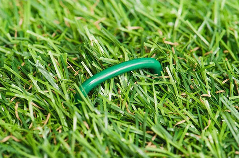 Heavy Duty Garden Stakes And Ground Anchors U Shape Steel Nails For Artificial Grass Sod Weed Membrane and Grass Fabric Netting 15 Pack