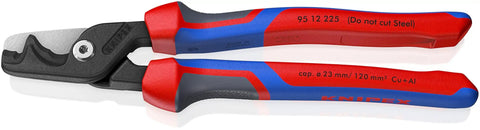 StepCut XL Cable Shears 9 Inch High Leverage For Thick Cables With Easy Grip Comfort Handles And Color Coded Tether Ready Design Built For Electricians And Pros Who Need Quick Clean Cuts No Fuss Every Time