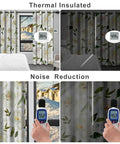 Floral Blackout Curtains For Bedroom And Nursery With 84 Inch Length Two Panels showcasing thermal insulation and noise reduction.