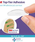 Ultra Thin Silicone Nose Pads For Glasses 1.3mm 18mm Large Non Slip Grips With Super Sticky Adhesive Backing Ideal For Plastic And Metal Eyewear Sunglasses 5 Pairs Clear with 3M adhesive